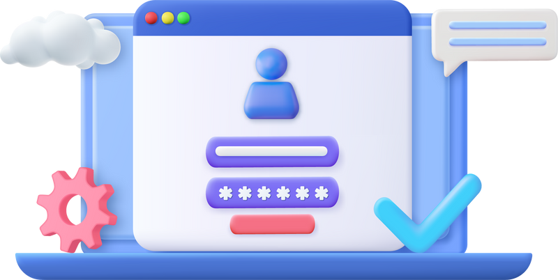 Computer and account login and password